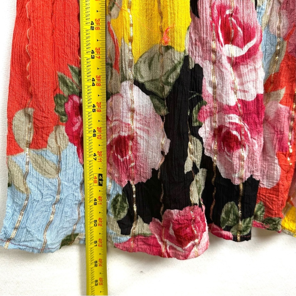 Me 2 Magic Floral Babydoll Spaghetti Strap Tiered Dress - Picture 7 of 7